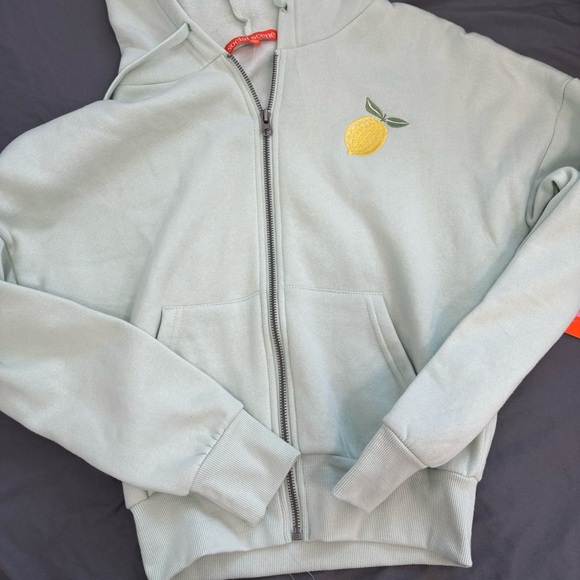 PacSun Lemon Zip Up - Picture 3 of 4